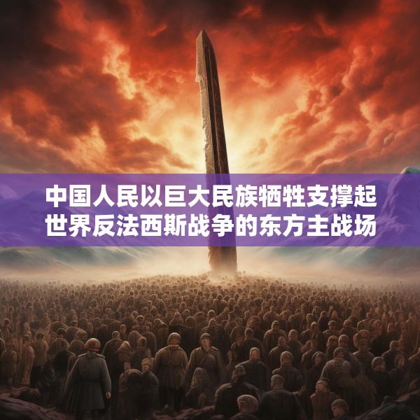 中国人民以巨大民族牺牲支撑起世界反法西斯战争的东方主战场