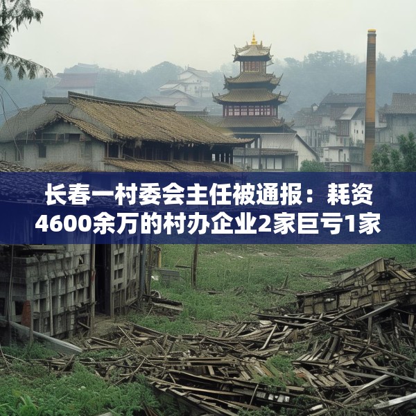 长春一村委会主任被通报：耗资4600余万的村办企业2家巨亏1家倒闭