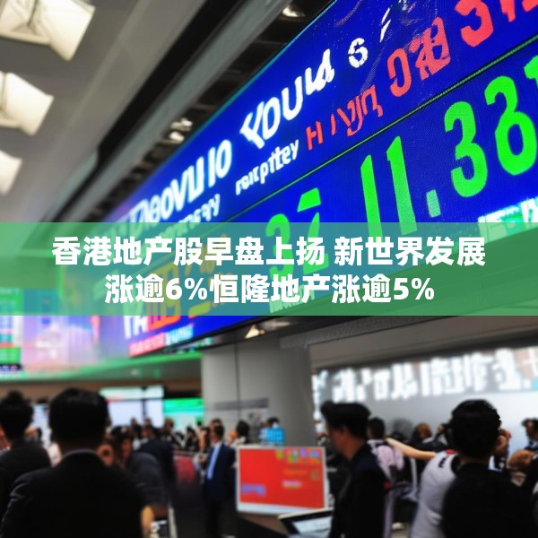 香港地产股早盘上扬 新世界发展涨逾6%恒隆地产涨逾5%