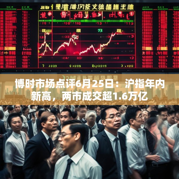 博时市场点评6月25日：沪指年内新高，两市成交超1.6万亿
