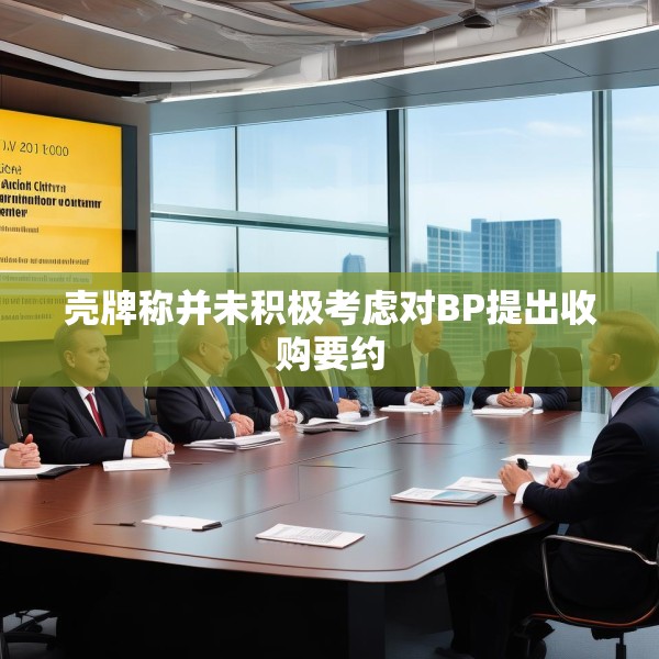 壳牌称并未积极考虑对BP提出收购要约
