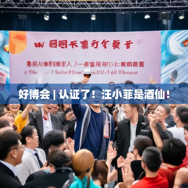 好博会 | 认证了！汪小菲是酒仙！
