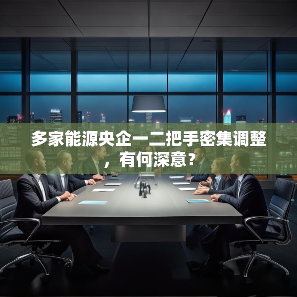 多家能源央企一二把手密集调整，有何深意？