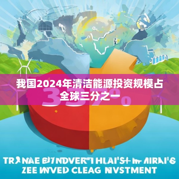 我国2024年清洁能源投资规模占全球三分之一