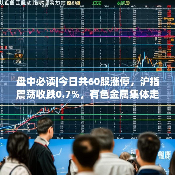 盘中必读|今日共60股涨停，沪指震荡收跌0.7%，有色金属集体走强