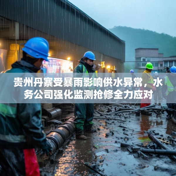 贵州丹寨受暴雨影响供水异常，水务公司强化监测抢修全力应对
