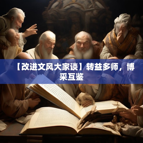 【改进文风大家谈】转益多师，博采互鉴