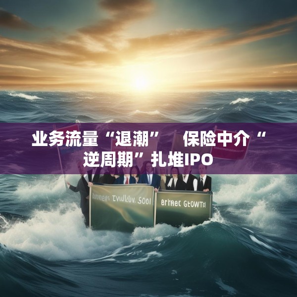 业务流量“退潮”　保险中介“逆周期”扎堆IPO