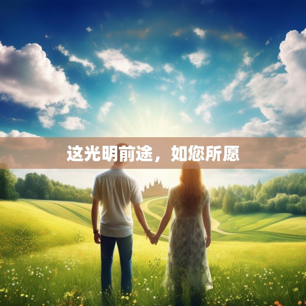 这光明前途，如您所愿