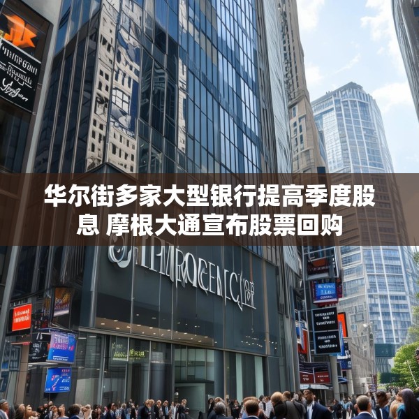 华尔街多家大型银行提高季度股息 摩根大通宣布股票回购