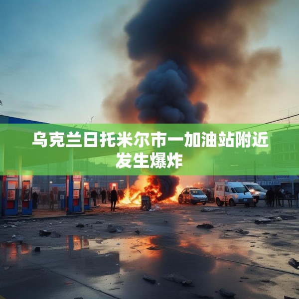 乌克兰日托米尔市一加油站附近发生爆炸