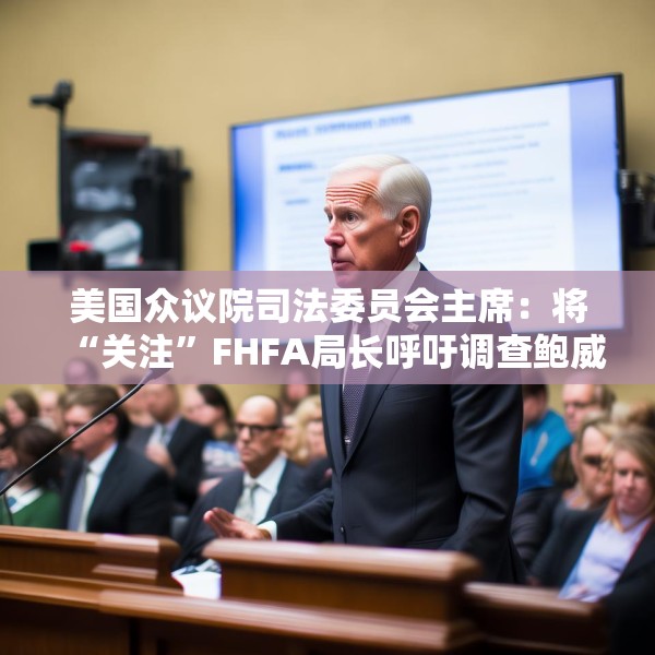 美国众议院司法委员会主席：将“关注”FHFA局长呼吁调查鲍威尔一事