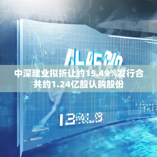 中深建业拟折让约15.49%发行合共约1.24亿股认购股份