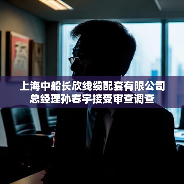 上海中船长欣线缆配套有限公司总经理孙春宇接受审查调查