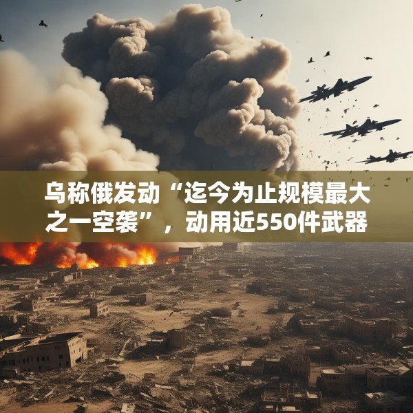 乌称俄发动“迄今为止规模最大之一空袭”，动用近550件武器