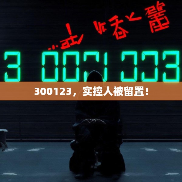 300123，实控人被留置！