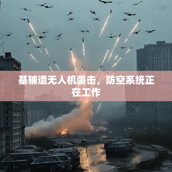 基辅遭无人机袭击，防空系统正在工作