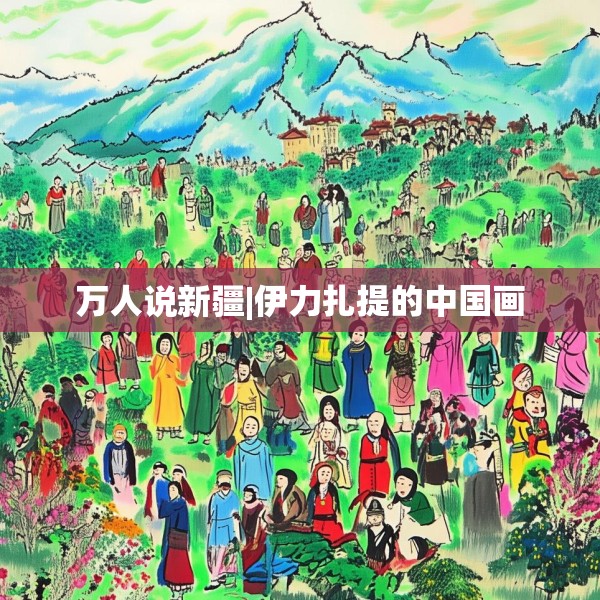 万人说新疆|伊力扎提的中国画