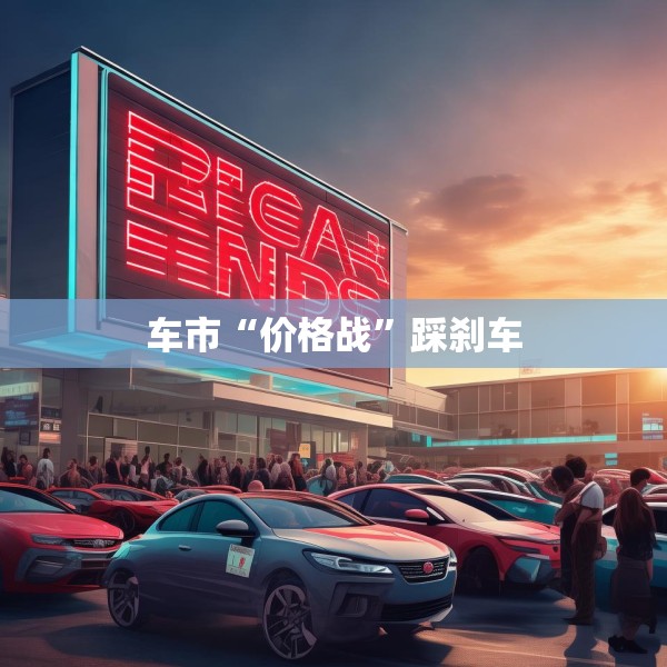 车市“价格战”踩刹车