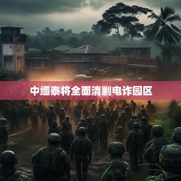 中缅泰将全面清剿电诈园区