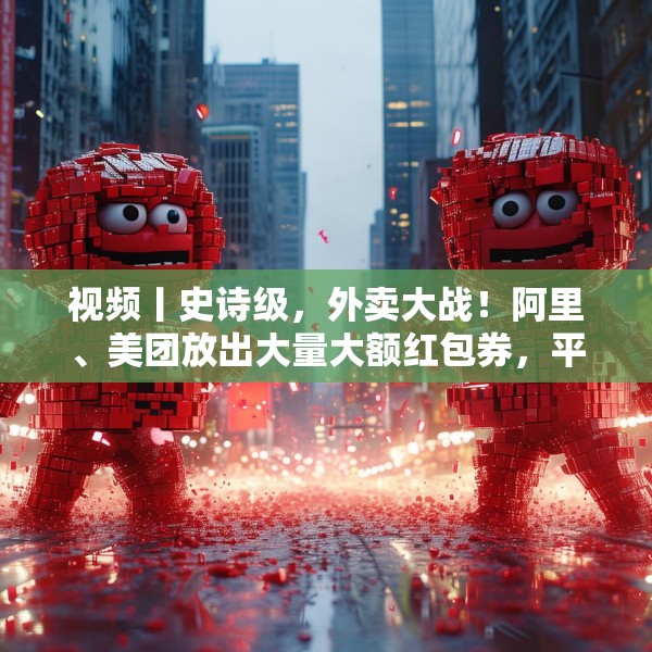 视频丨史诗级，外卖大战！阿里、美团放出大量大额红包券，平台一度出现宕机