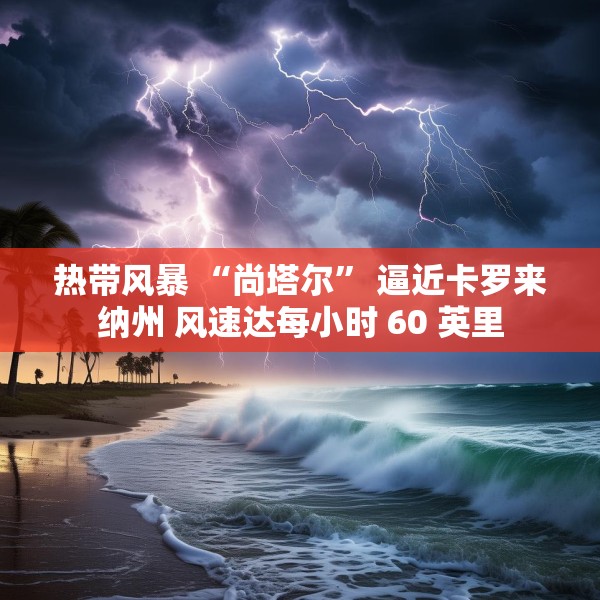 热带风暴 “尚塔尔” 逼近卡罗来纳州 风速达每小时 60 英里