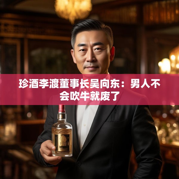 珍酒李渡董事长吴向东：男人不会吹牛就废了