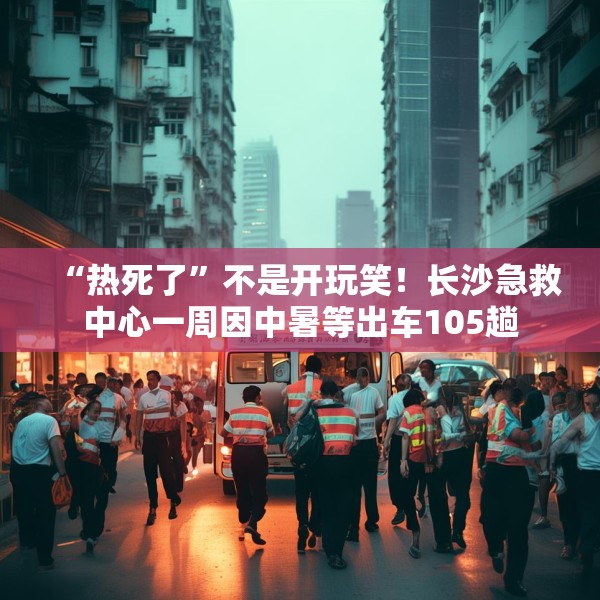 “热死了”不是开玩笑！长沙急救中心一周因中暑等出车105趟