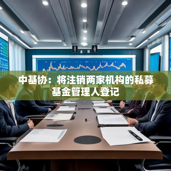 中基协：将注销两家机构的私募基金管理人登记