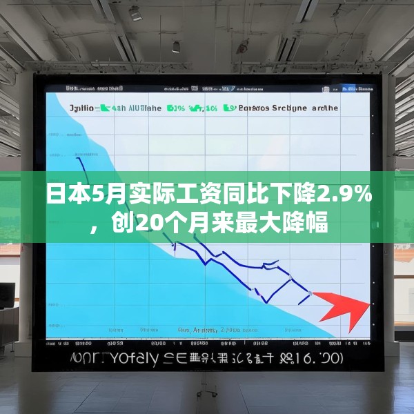 日本5月实际工资同比下降2.9%，创20个月来最大降幅