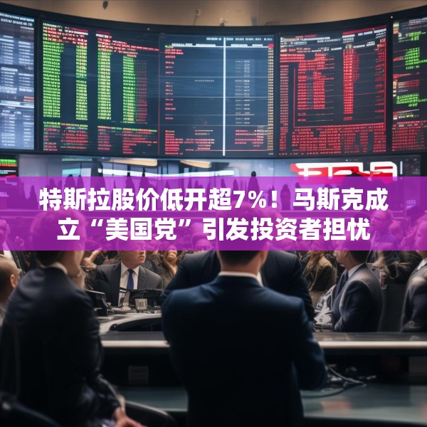 特斯拉股价低开超7%！马斯克成立“美国党”引发投资者担忧