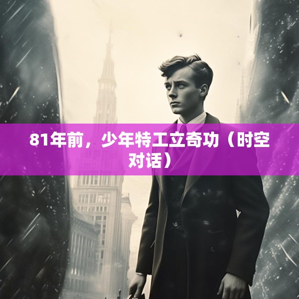 81年前，少年特工立奇功（时空对话）