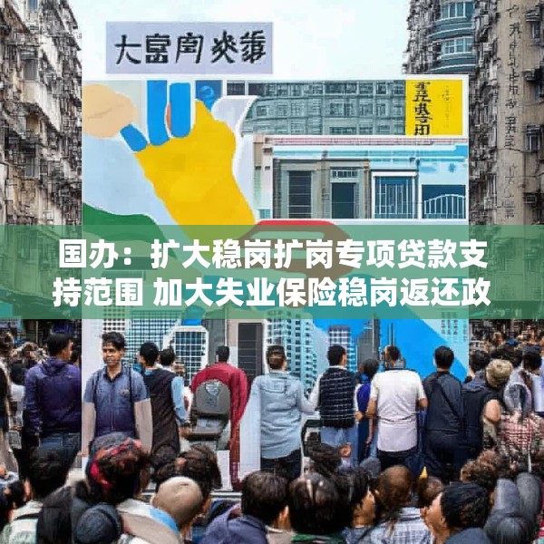 国办：扩大稳岗扩岗专项贷款支持范围 加大失业保险稳岗返还政策力度