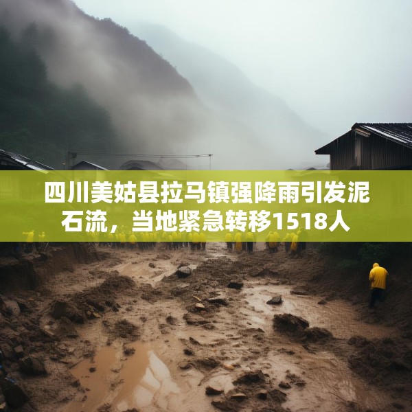 四川美姑县拉马镇强降雨引发泥石流，当地紧急转移1518人
