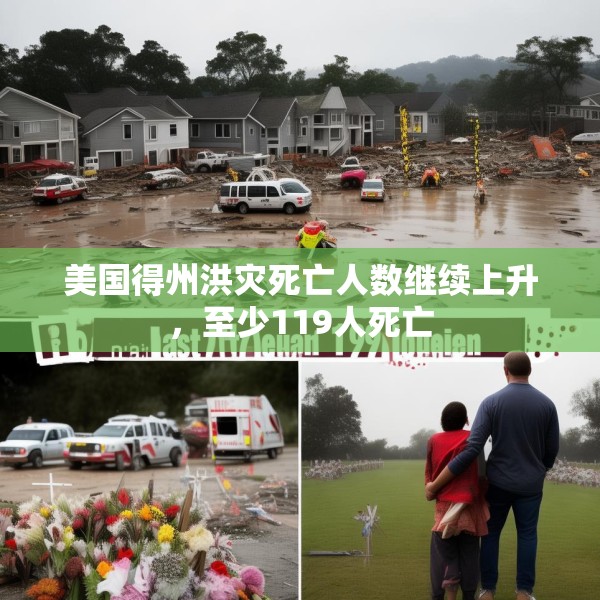 美国得州洪灾死亡人数继续上升，至少119人死亡