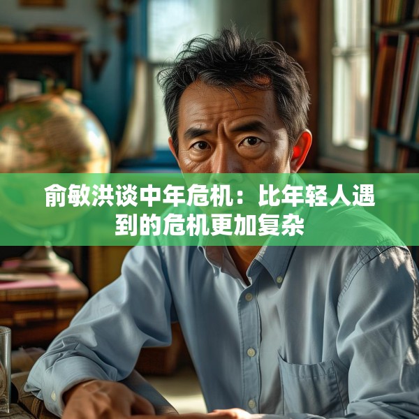 俞敏洪谈中年危机：比年轻人遇到的危机更加复杂