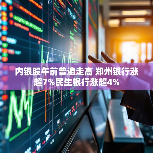 内银股午前普遍走高 郑州银行涨超7%民生银行涨超4%