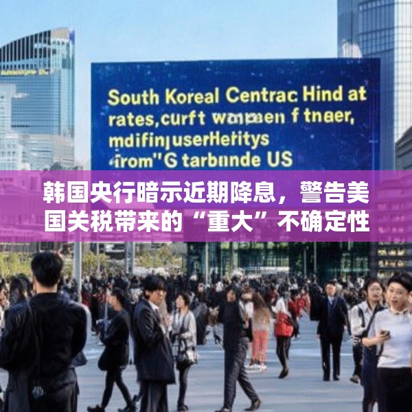 韩国央行暗示近期降息，警告美国关税带来的“重大”不确定性