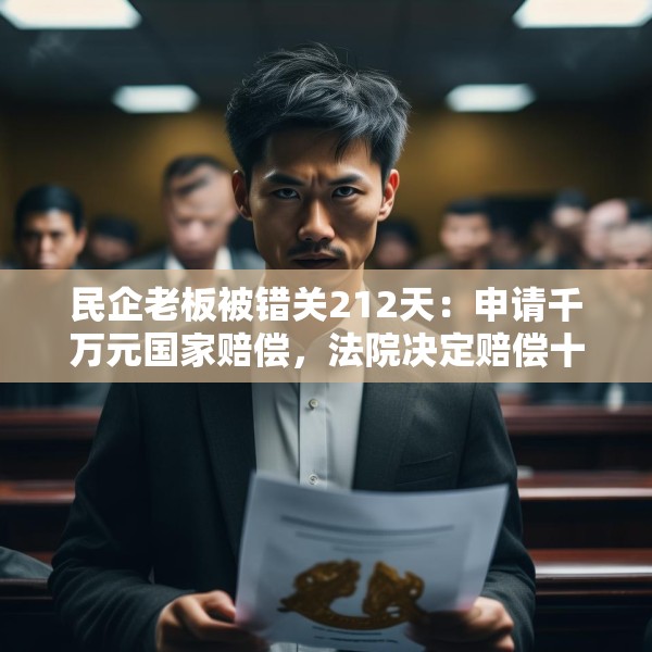 民企老板被错关212天：申请千万元国家赔偿，法院决定赔偿十五万
