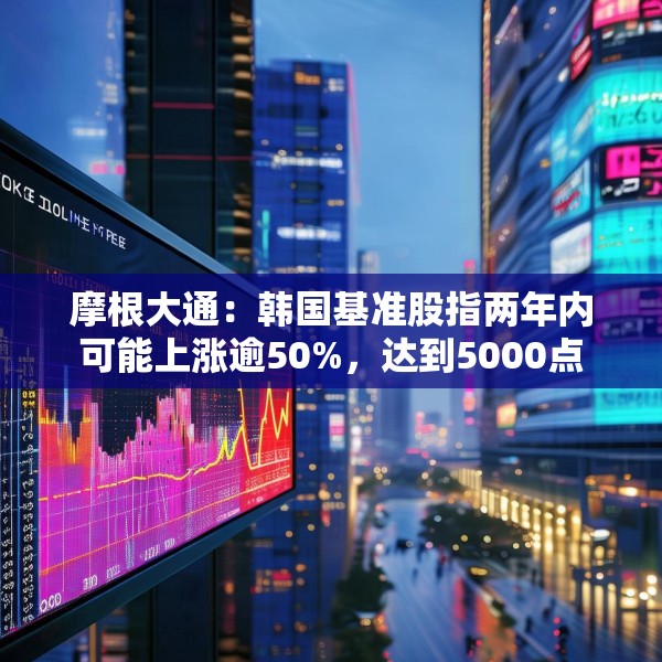 摩根大通：韩国基准股指两年内可能上涨逾50%，达到5000点
