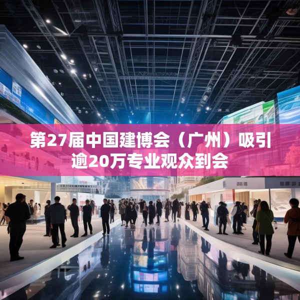 第27届中国建博会（广州）吸引逾20万专业观众到会