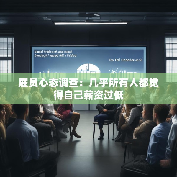 雇员心态调查：几乎所有人都觉得自己薪资过低