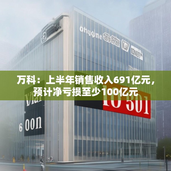 万科：上半年销售收入691亿元，预计净亏损至少100亿元