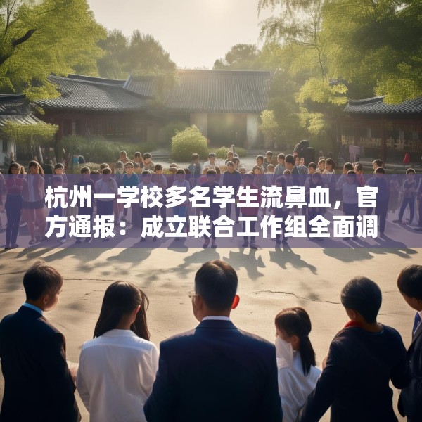 杭州一学校多名学生流鼻血，官方通报：成立联合工作组全面调查