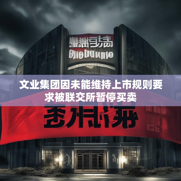 文业集团因未能维持上市规则要求被联交所暂停买卖