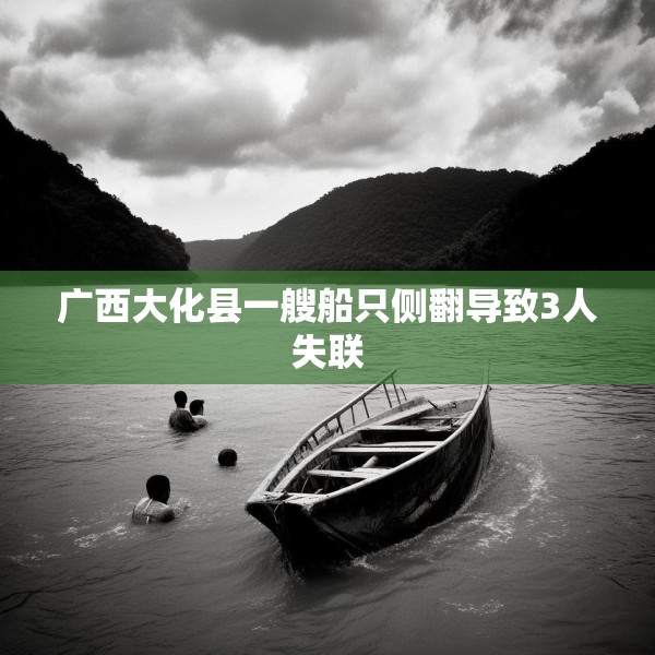 广西大化县一艘船只侧翻导致3人失联