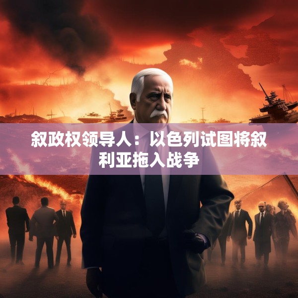 叙政权领导人：以色列试图将叙利亚拖入战争