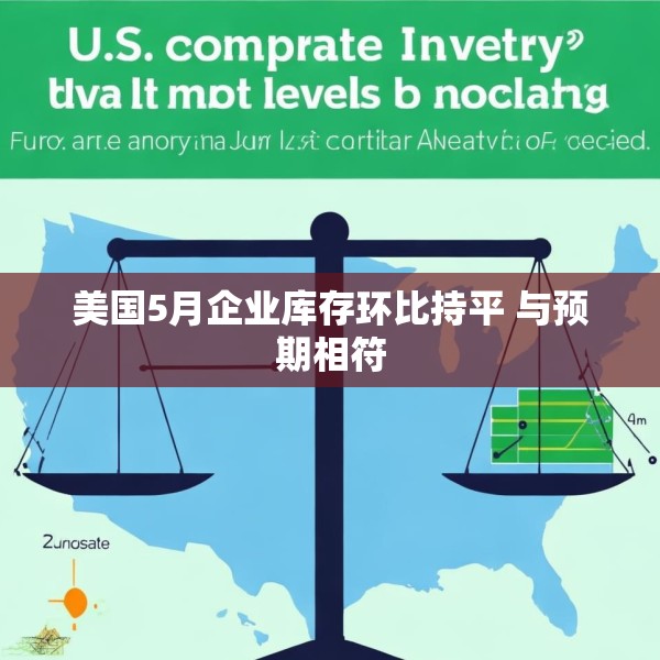 美国5月企业库存环比持平 与预期相符