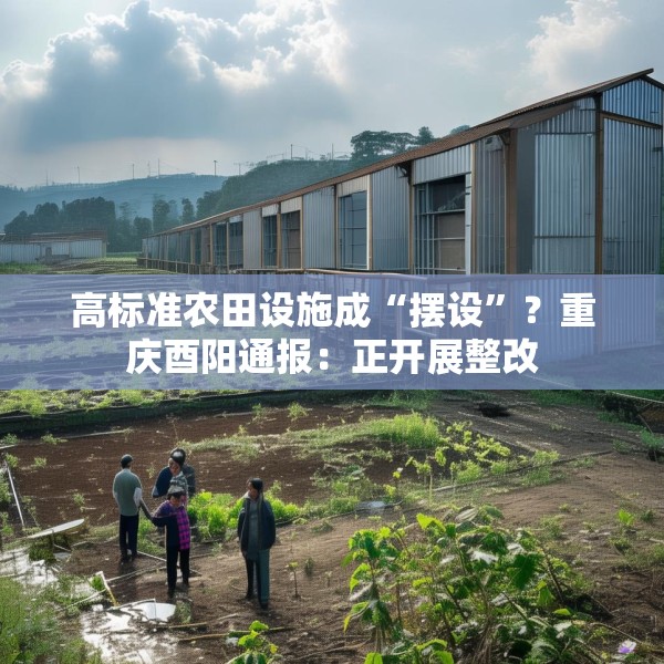 高标准农田设施成“摆设”？重庆酉阳通报：正开展整改