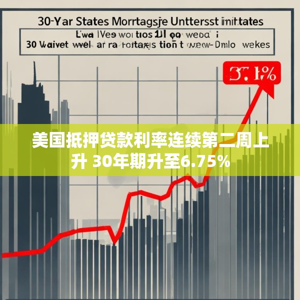 美国抵押贷款利率连续第二周上升 30年期升至6.75%